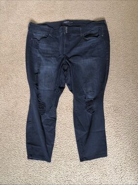 torrid Black Ripped Stretch Jeggings